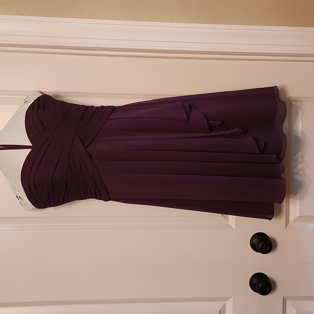 BRIDESMAID DRESS PURPLE